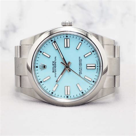 rolex datejust tiffany|Rolex tiffany blue 41mm.